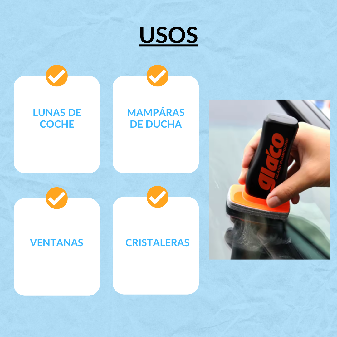 Repelente de agua para tus cristales